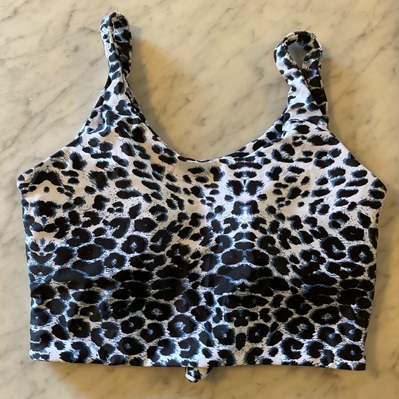 Leopard print knot bikini top - NWT - Picture 4 of 6
